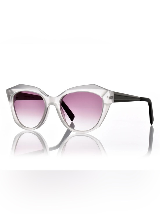 Kirk & Kirk Elise Cat Eye Sunglasses 54-18-143 Color = Glacier